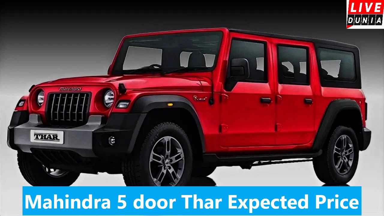 Mahindra 5-door Thar Launch Date in India